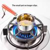 Cast Steel Gas Stove Wok Support Bracket Non Slip Universal Fit Anti Rust for Home Kitchen Novice Chef Cooking Use
