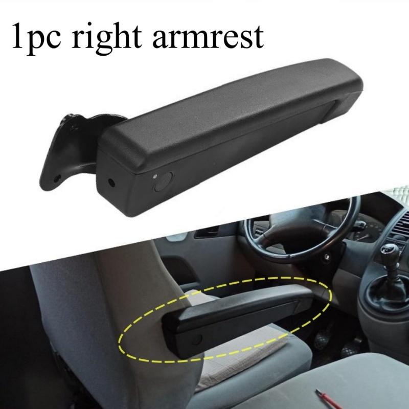 1pc Car Auto Seat Armrest Adjustable 0‑120° Range Black Right Hand Arm Rest Universal Replacement For Iveco Bus Motorhome