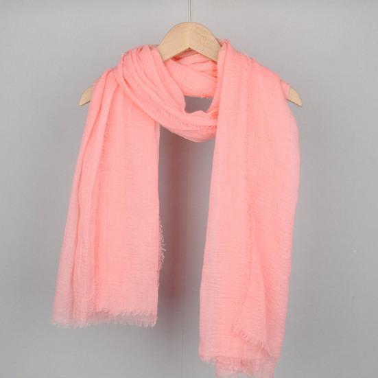 Women Scarf Shawl Solid Color Furry Trim Versatile Shawl Wrap Soft Warm Long Scarf Winter Costume Accessory