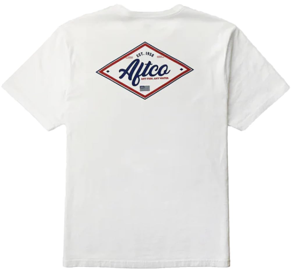 

Aftco Sherman SS T-Shirt White, Size L (MT1517)