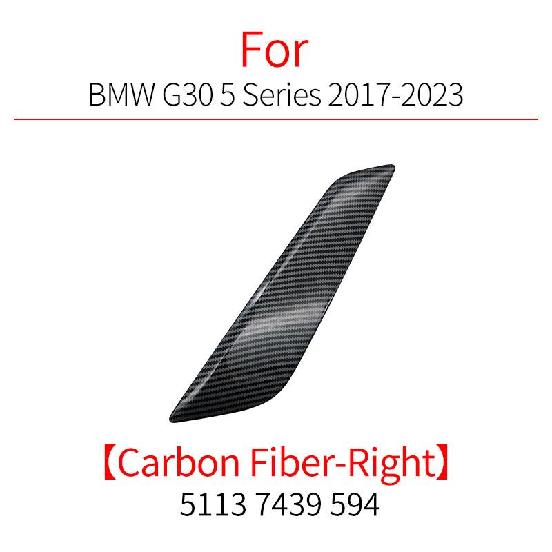 

For BMW G30 G31 Car Body Fender Trim Strip Sides Flaps Bezel Air Routing Air Vent Cover Panel For BMW 5 Series 520 528 530 535 RIght Carbon Fiber