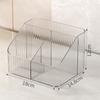 Thick Transparent Makeup Brush & Pen Holder, Divided Storage Box, Lipstick Display Rack