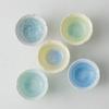 Glaze Crystallization Tea Cup Ceramic Master Cup Simple Floral Rim Gongfu Tea Set Gift Box