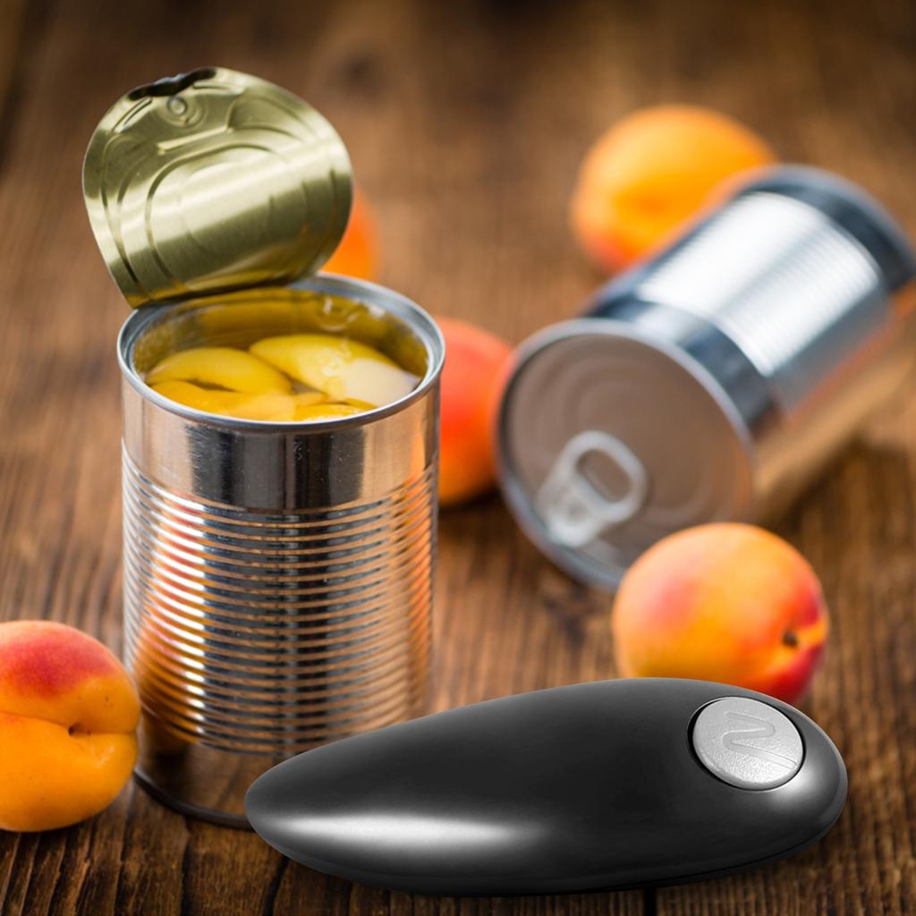 Electric Can Opener One-button Smooth Edge Automatic Electric Can Opener, Food Safe And Battery-operated Handheld Can Opener