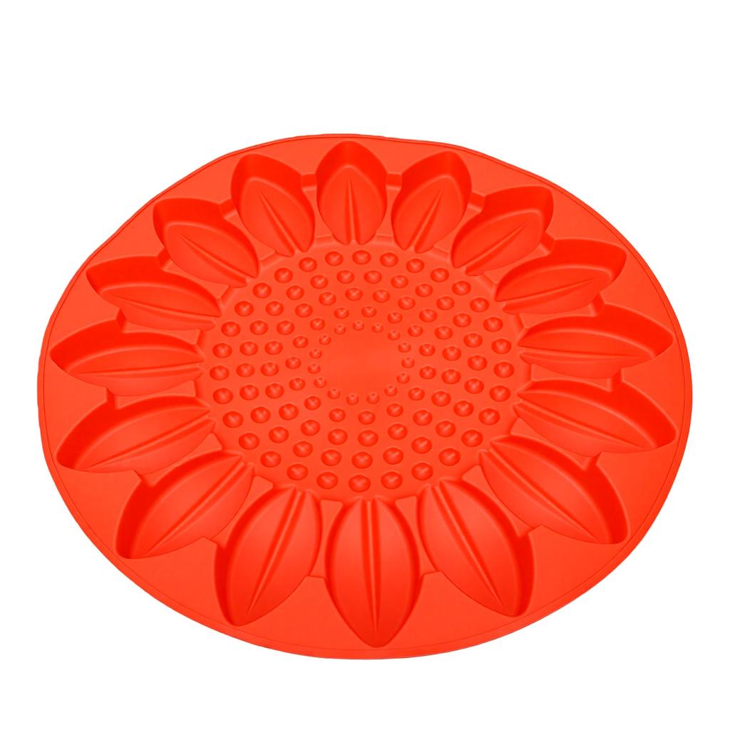 Sunflower Stepping Stone Mold Reusable Rubber Sunflower Stepping Stone Mold for Garden Concrete DIY
