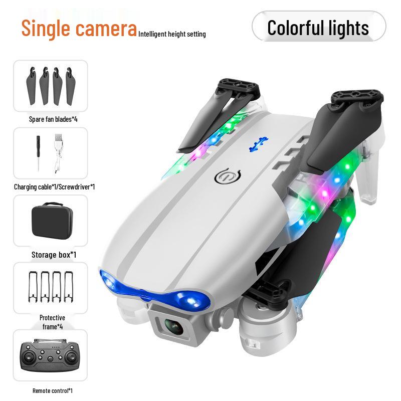 E88D Foldable Drone with Lights & Remote Control - E99D Kids' Aerial Photography Toy Aircraft