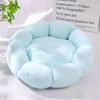 Cozy Plush Pet Nest: All-Season Round Cat & Dog Bed