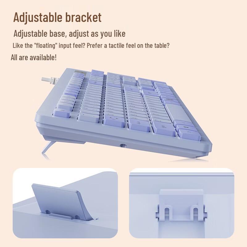 Lenovo KL31 Pink Wired Full-Size USB Keyboard