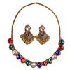 Fashion European and American Luxury Design Niche Jewelry Set Dinner Bride Accessories Necklace Retro Fringed Earrings