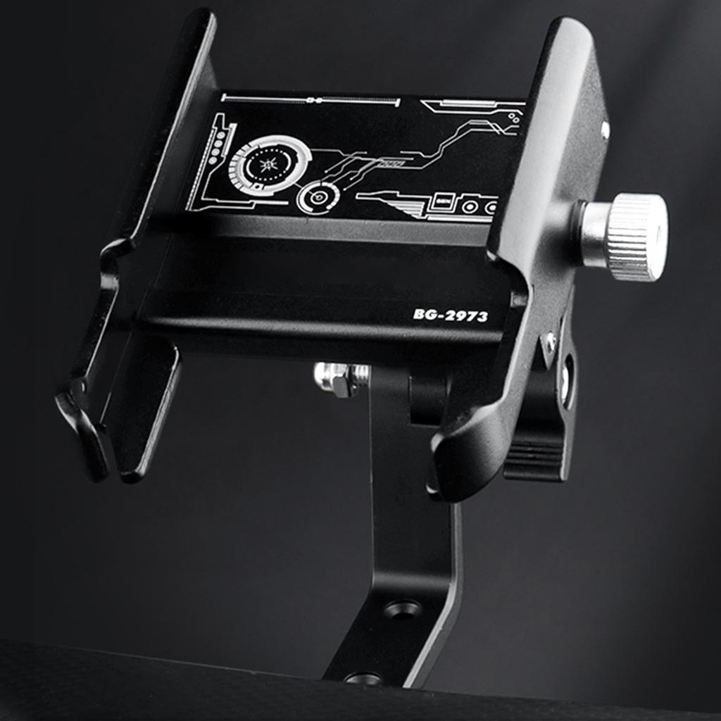 Bicycles Phone Cradle 360 Degree Rotatable Bikes Handlebars Phone Mount Bracket Bicycles Phone Stand Phone Holder Rack