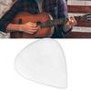 Guitar Bass Pick with Concave Design Natural Ox Bone Heart Shape Playing Pick for Stringed Instruments