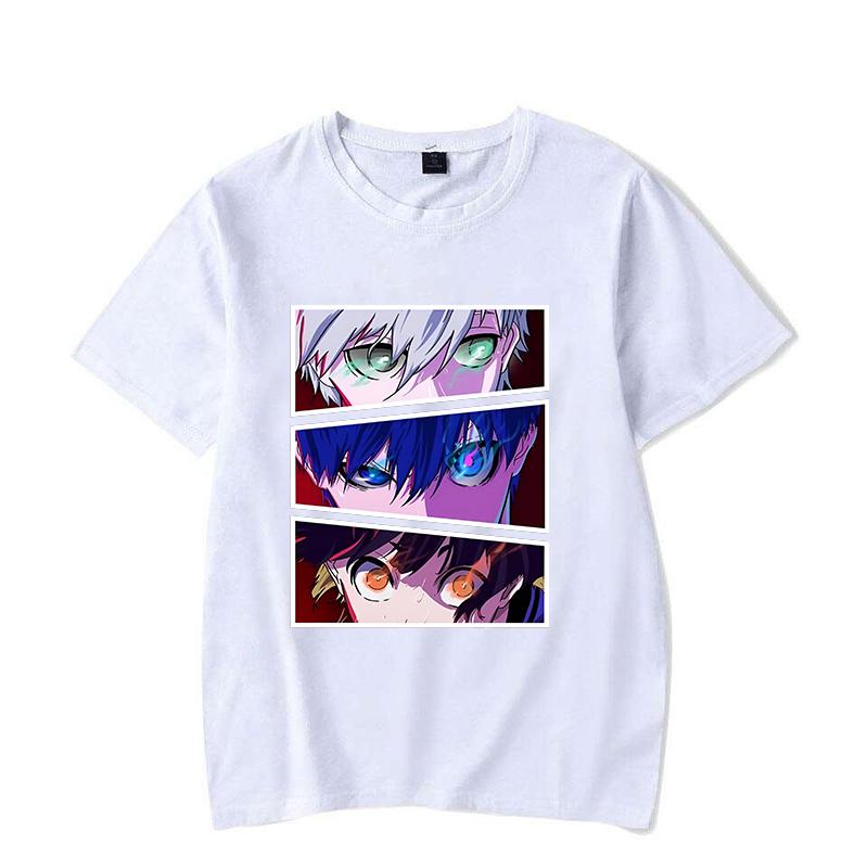 Hot Anime BLUE LOCK T Shirt Women Men Casual Personality Round Neck Short Sleeve Fashion T Shirt Summer Cool Tops