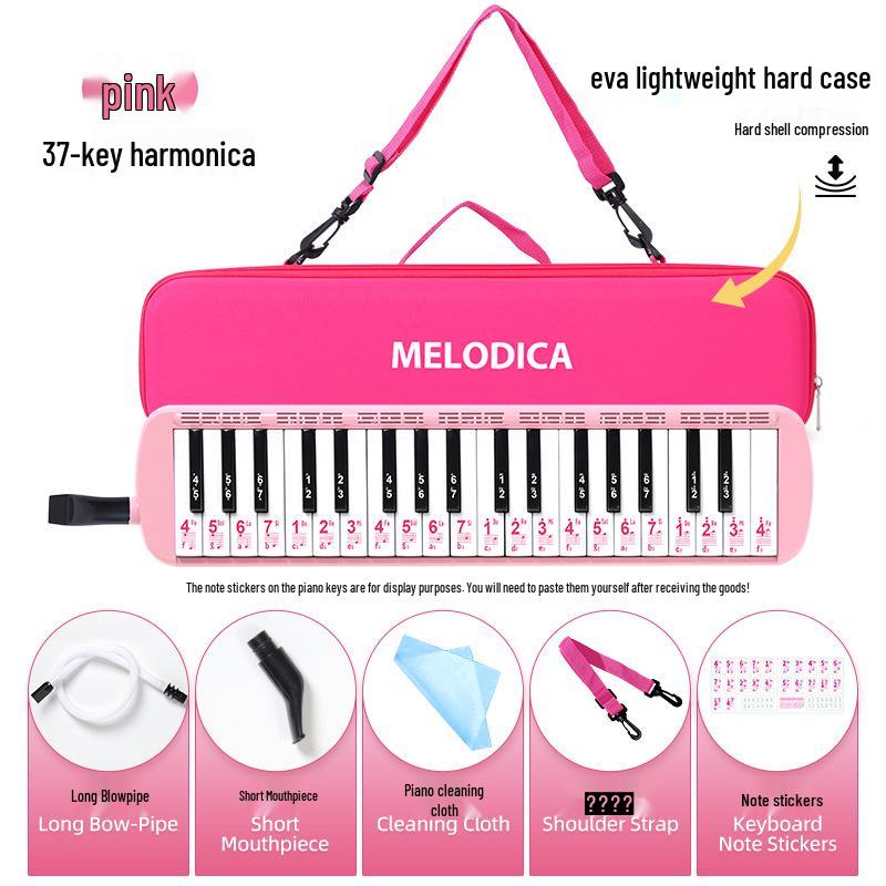 37-Key Melodica Soft Canvas Case for Children’s Classroom and Performance