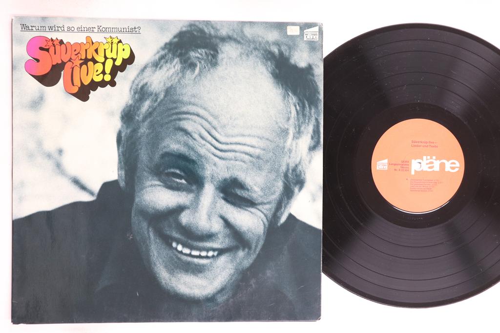 LP Record DIETER SUVERKRUP  Live  Warum Wird So Einer Kommuni S22304 PLANE 1974 Germany Pop Used