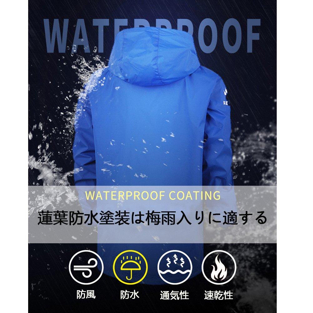 KELME Raincoat for Training Waterproof Coat Soccer-style Kids, (Green, 140cm)