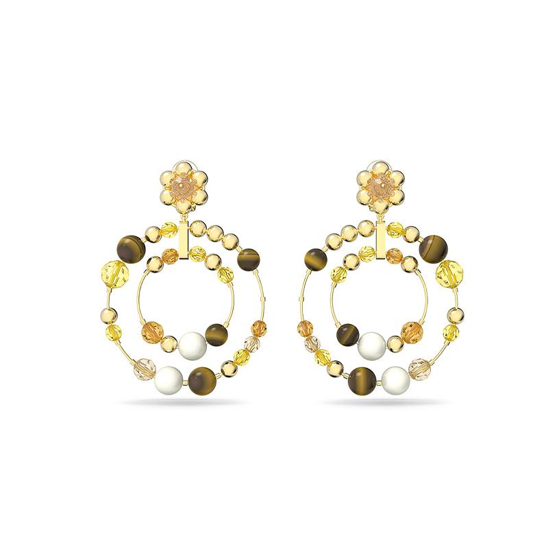 Swarovski SOMNIA earrings gold plated 5618296