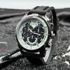 JYL Men's Watch Trendy Student Casual Sports Silicone Strap