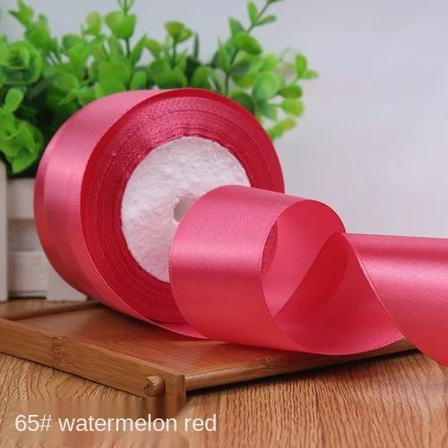25Yards/Roll 6mm 10mm 15mm 20mm 25mm 40mm 50mm Silk Satin Ribbons for Gift Packing Christmas Party Decoration Fabric Crafts DIY
