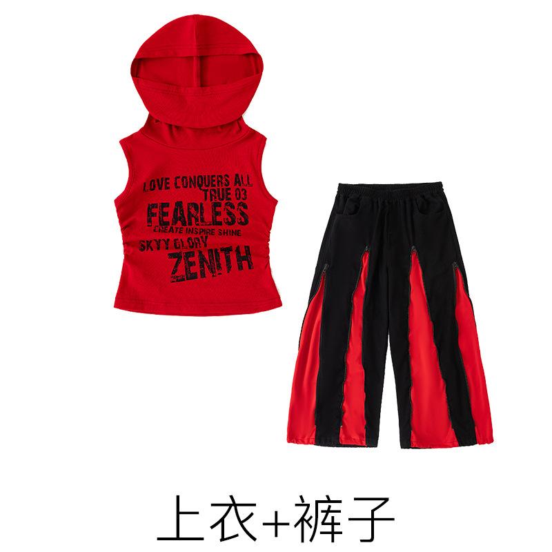 Kinder Jazz Tanzkostüme Mädchen Street Dance Trendige Kostüme Kinder Jazz Damen Gruppenstil Anzüge Mädchen Jazz Tanzkostüme