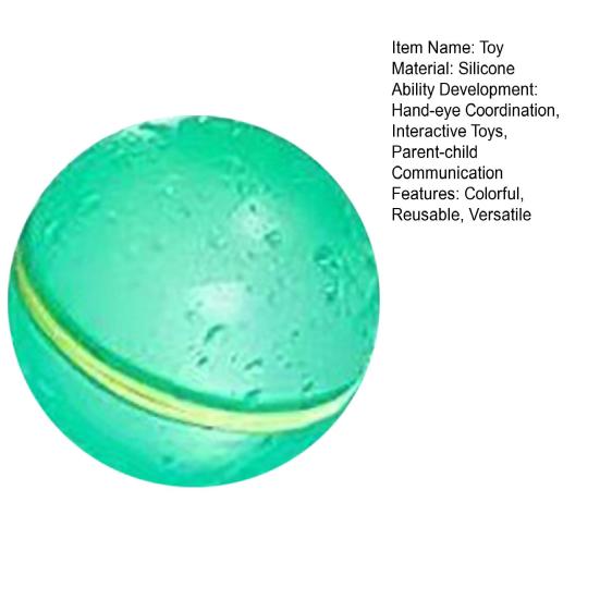 Reusable Water Balloons Magnetic Self Sealing Water Bombs for Kids Eco-Friendly BPA-Free Silicone Outdoor Summer Pool Beach Water Fight Toys
