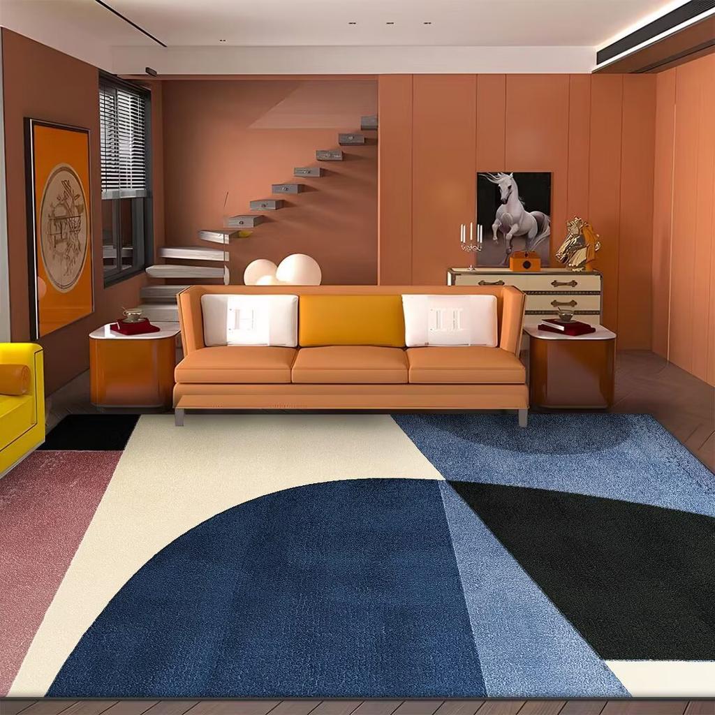 Large Area Decoration Rugs for Living Room Modern Abstract Washable Bedroom Carpet Gaming Room Non-slip Tatami Soft Floor Mat