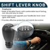 TUCKBOLD Manual Gear Shift Knob for Peugeot 306 Black Plastic 5-Speed 1994-2002 (1pc)