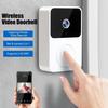2.4 GHz Wi-Fi Wireless Video Doorbell with Camera, Two-Way Audio, Night Vision, Rechargeable Battery