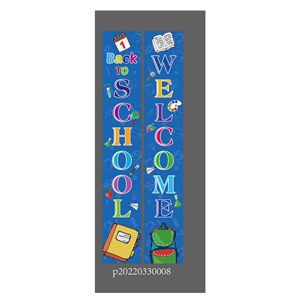 180X30 Opening School Classroom Door Atmosphere Decoration Polyester Cloth Couplet Flag Customization