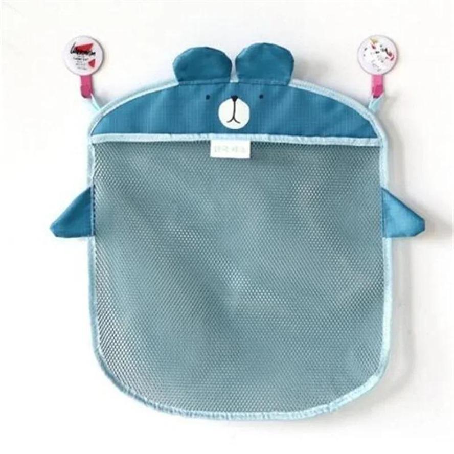 Accrochage Mural Dessin Animé Sacs de Rangement Cuisine Salle de Bain Sac Filet Tissé Jouets de Bain Bébé Contenant Organisateur Shampoing