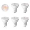 Lepro GU10 LED Halogen Bulbs, 5.5W (50W Equivalent), 400lm, 3000K Warm White, 40° Concentrated Beam, High Color Rendering, PSE Certified,