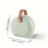 1pc Multipurpose Half-Round Portable Jewelry Box Storage Case Mini Earring Necklace Ring Holder