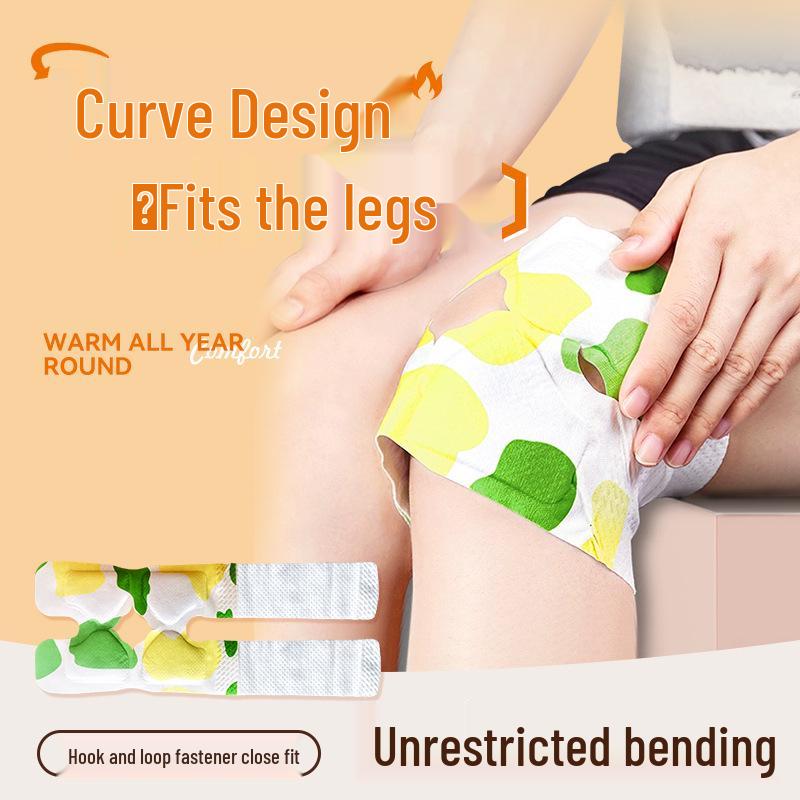 Disposable Warm Knee Pads for Joint Heat Therapy - Ideal for Elderly & Children, Baby-Friendly Design