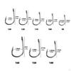 Fishing Hooks Fish Carbon Steel Strong Offset Circle for , Bass,