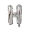 1/26Pcs 16 Inch Alphabet Foil Balloons Silver Aluminum Letter Balloons Reusable Decor Wedding Birthday Party Events