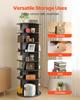 7 Tiers Rotating Shoe Rack Tower, 360° Spinning Shoe Rack, Revolving Storage Round Carousel Display, Freestanding Lazy Susan Organizer Display for