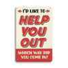 20x30cm Metal Tin Sign Retro Wall Art Home Decor