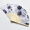 Large Folding Hand Fan Vintage Floral Fan for Women Girls Wedding Festival Dance Gift Performances Home Decorations