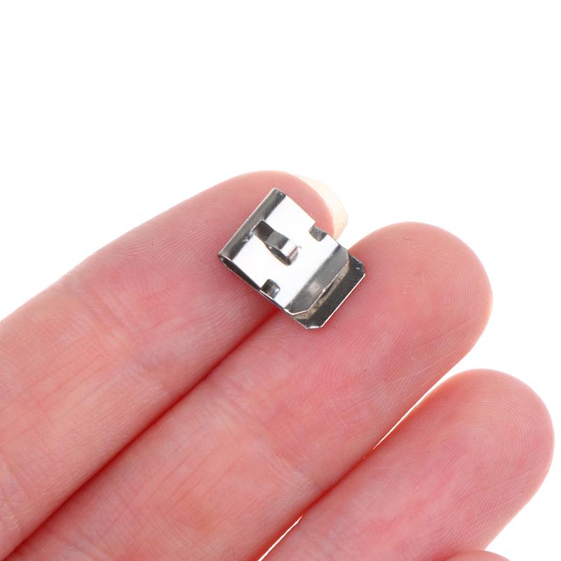 Positive Battery Contact Pressure Buttons 20 Pcs Corrosion Resistant Fit A AA CR2 Batteries for Household Electronics Repair