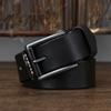 Leather Belt Men's Retro Distressed Leather Pin Buckle First Layer Cowhide Simple Casual Annual Classic Jeans Belt