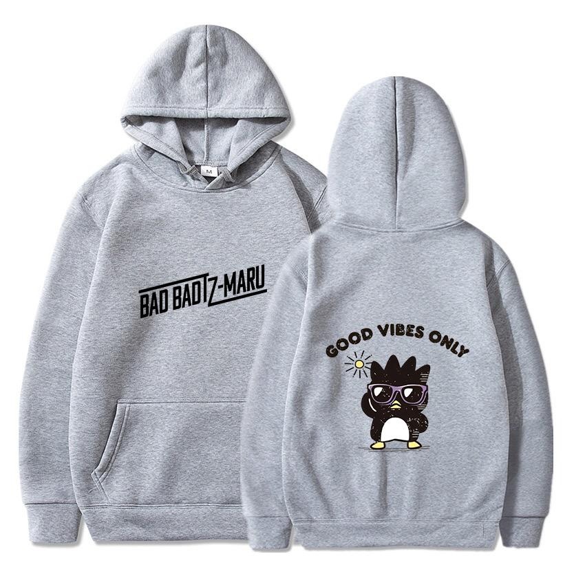 Bad Badtz Maru Hoodies Men Women Autumn Winter Hooded Pullover Sweatershirt Boys Girls Student Hip Hop Hoddie Sweatshirts
