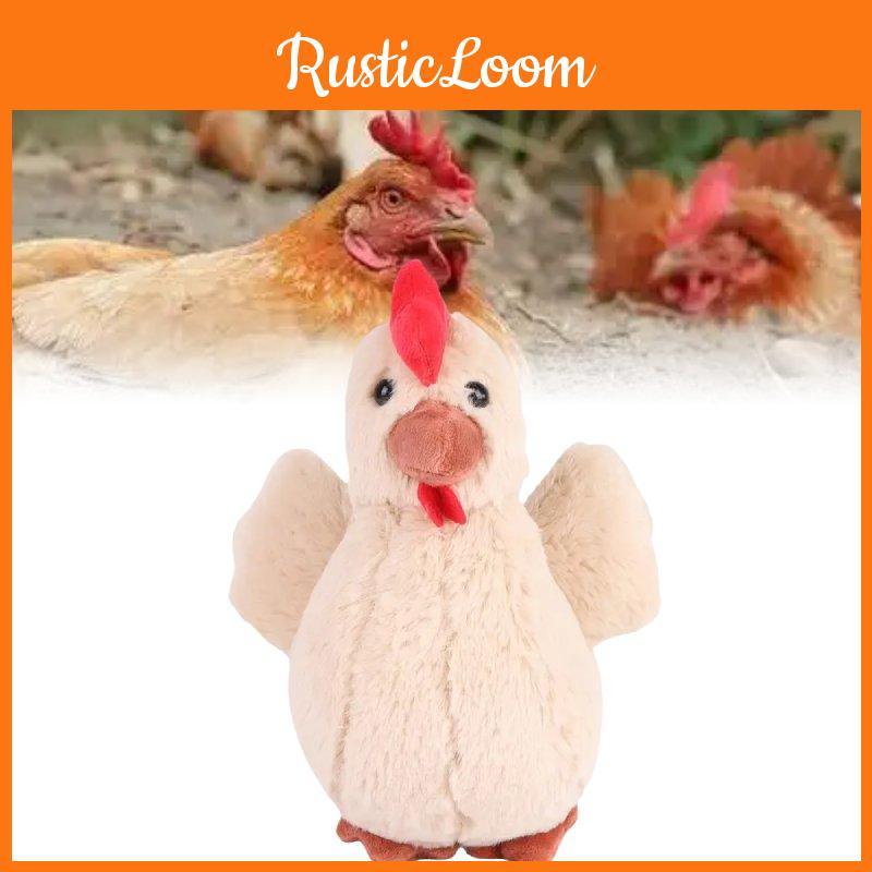 Cartoon Chicken Plush Toy Doll Room Decoration Children Festivals Gift Pp Cotton