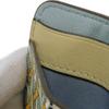 Used Robinson Fragment Case 10833, 79423, 7943, Saffiano Card Case with Double T Logo, Multicolor, Unisex from Japan