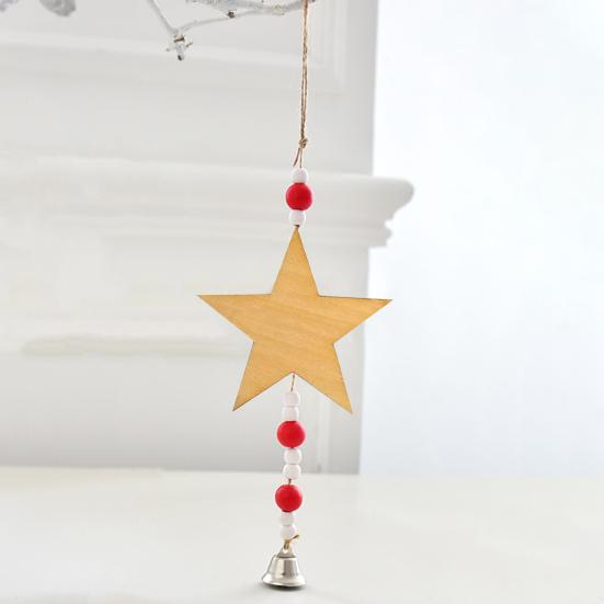 200Pcs/Set Wood Chip Star Shape Easy To Paint Wide Application Small Wooden Stars Unfinished Ornaments Home Decor