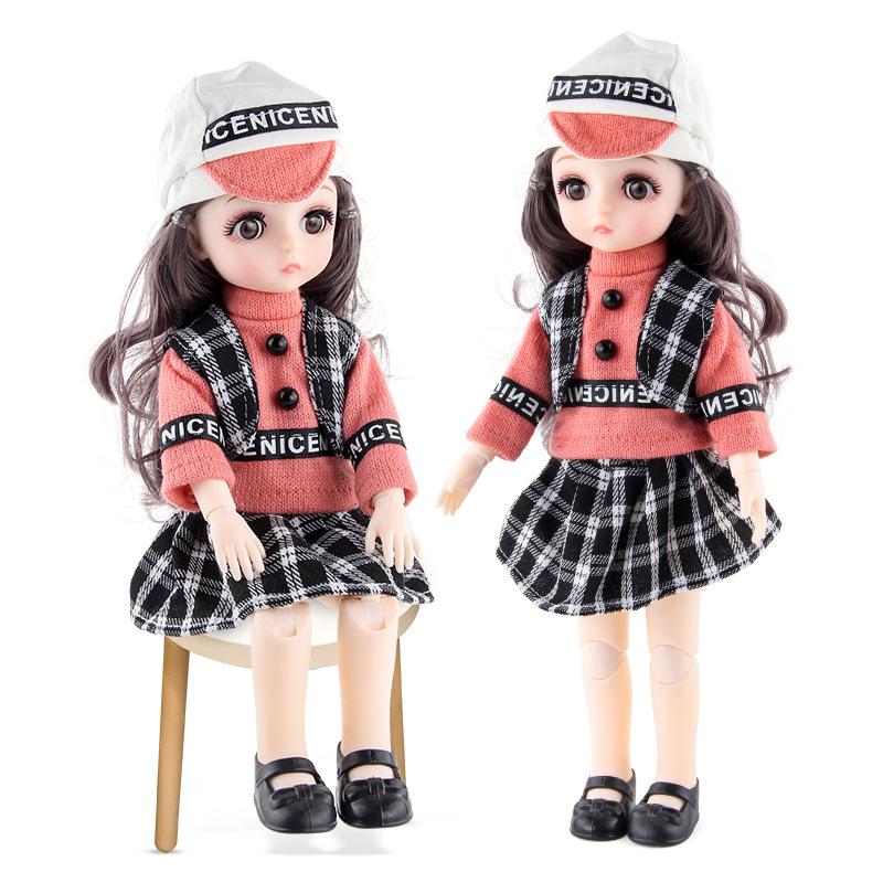 Constellation Vinyl Doll Girl Toy 13 Joint Dressup Pisces Doll Princess Large Gift Box