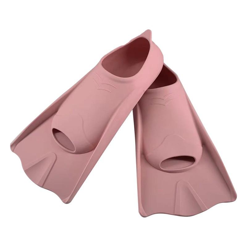 Silicone Snorkeling Fins Adults Kids - Open Heel Freediving Training Swim Universal Fit