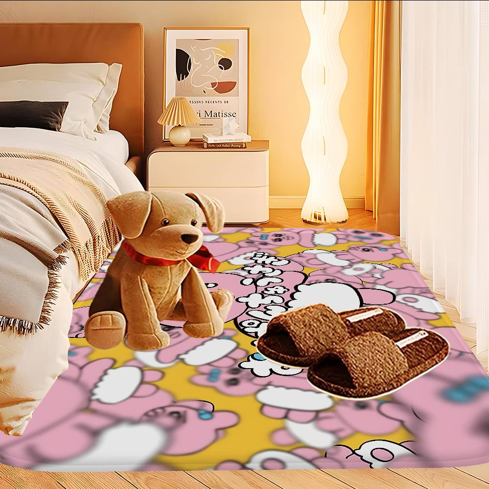 O-Opanchu Cute Usagi Room Mats Retro Multiple Choice Living Room Kitchen Rug Non-Slip Welcome Rug