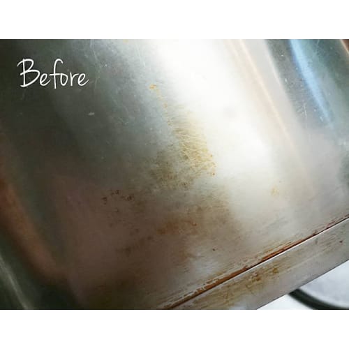 Just Water! Easy To Use! Stainless Steel Pot Polisher, Made In Japan, Keeps Your Pots Sparkling Clean (5270)