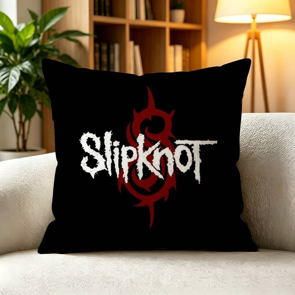 GGritty Vintage Slipknot Metal Band Horror Square DoubleSided printed Pillow Case Bedroom Bedside Pillow Sofa Cushion Cover
