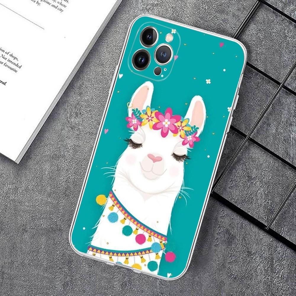 Lama Llama Alpacas Phone Case For IPhone 14 11 12 13 Mini Pro XS Max Cover 6 7 8 Plus X XR SE 2020 Funda Shell