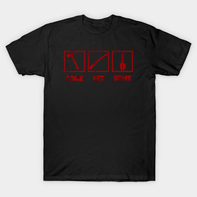 Asian Size Cotton Unisex Tshirt Print T-shirt Evil Dead - Come Get Some T-shirt No-Cut Print Regular Fit